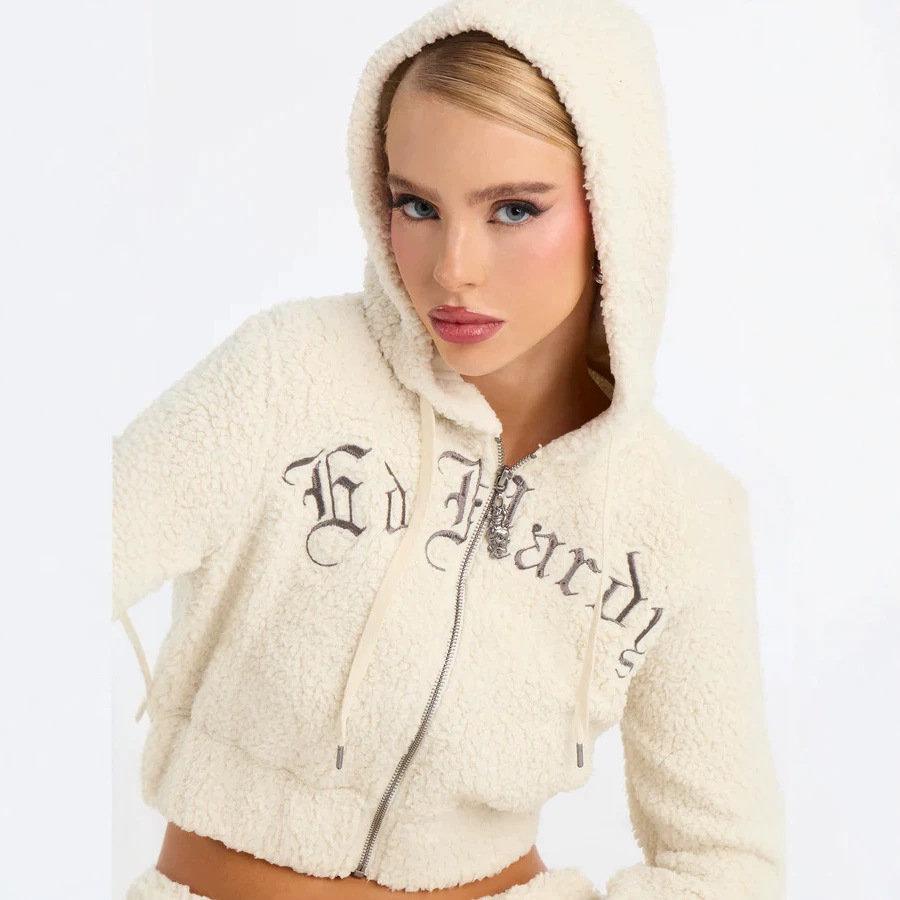 Street Fashion Online - Ensemble décontracté en velours bulle uni,