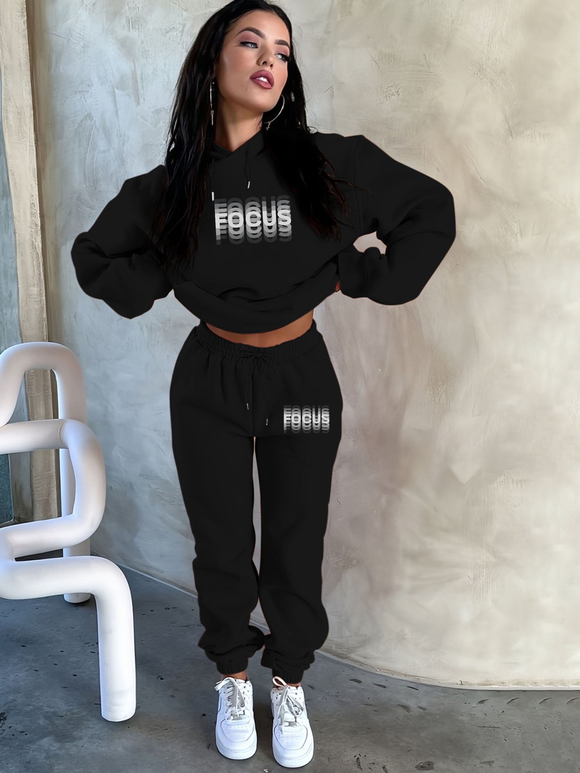 Street For Fashion - Ensemble de survêtement sportif décontracté et