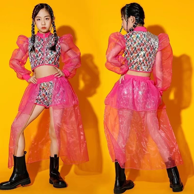 Street Fashion Online - Costume de danse jazz pour filles,
