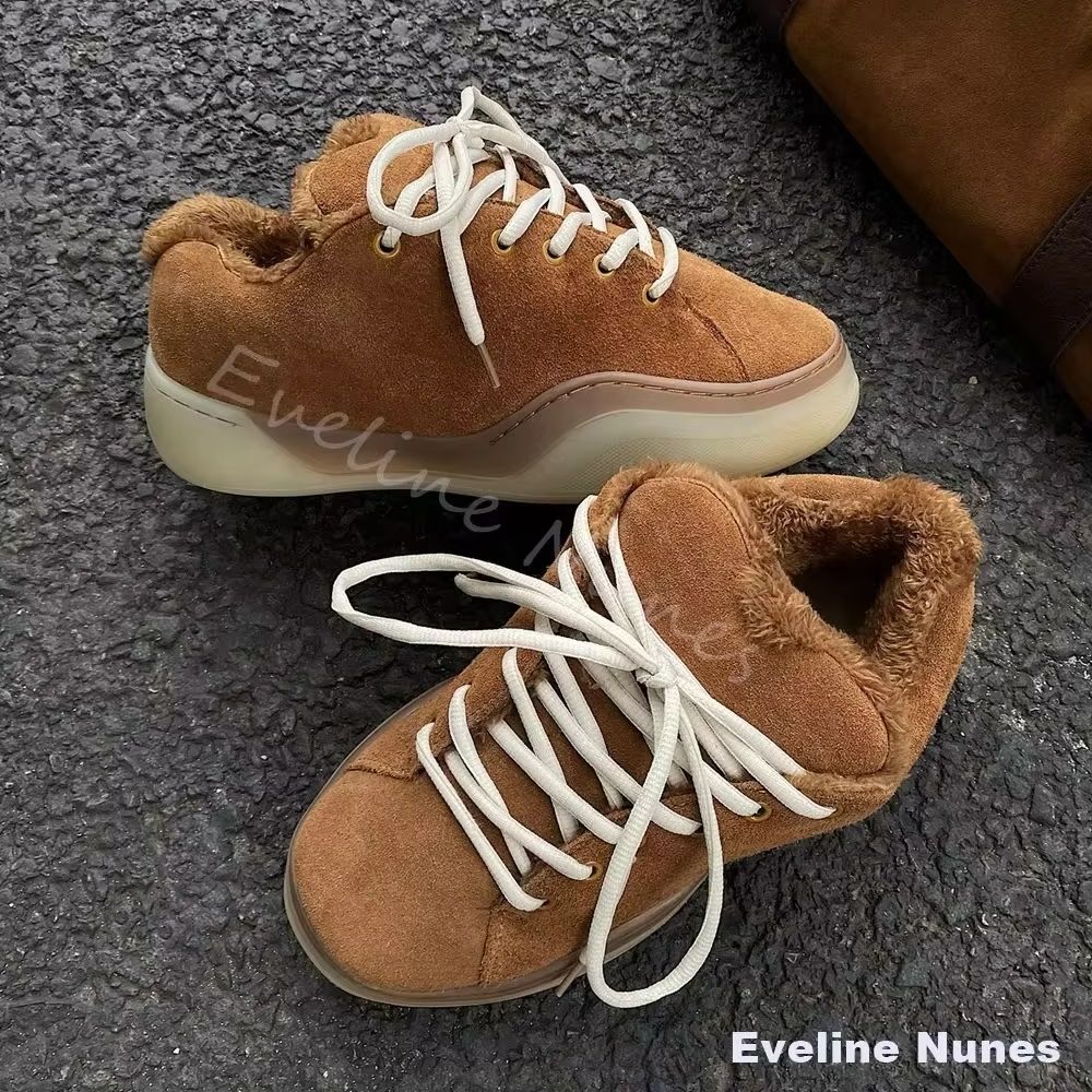 Street Fashion Online - Bottes d'hiver décontractées à talon plat