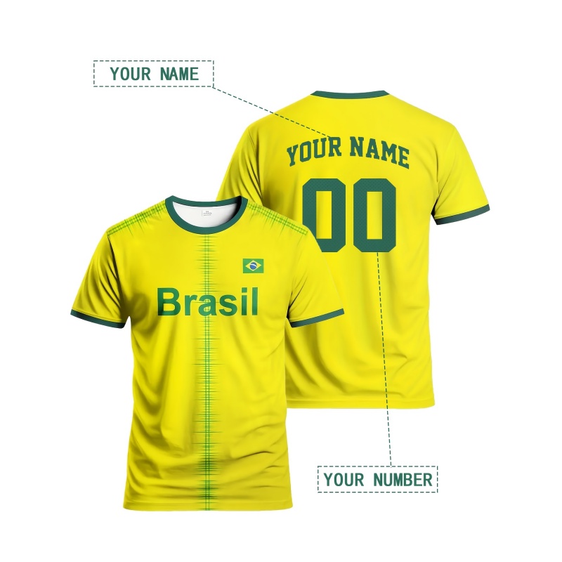 T-shirt de sport brésilien imp - Street Fashion Brazil avis et prix