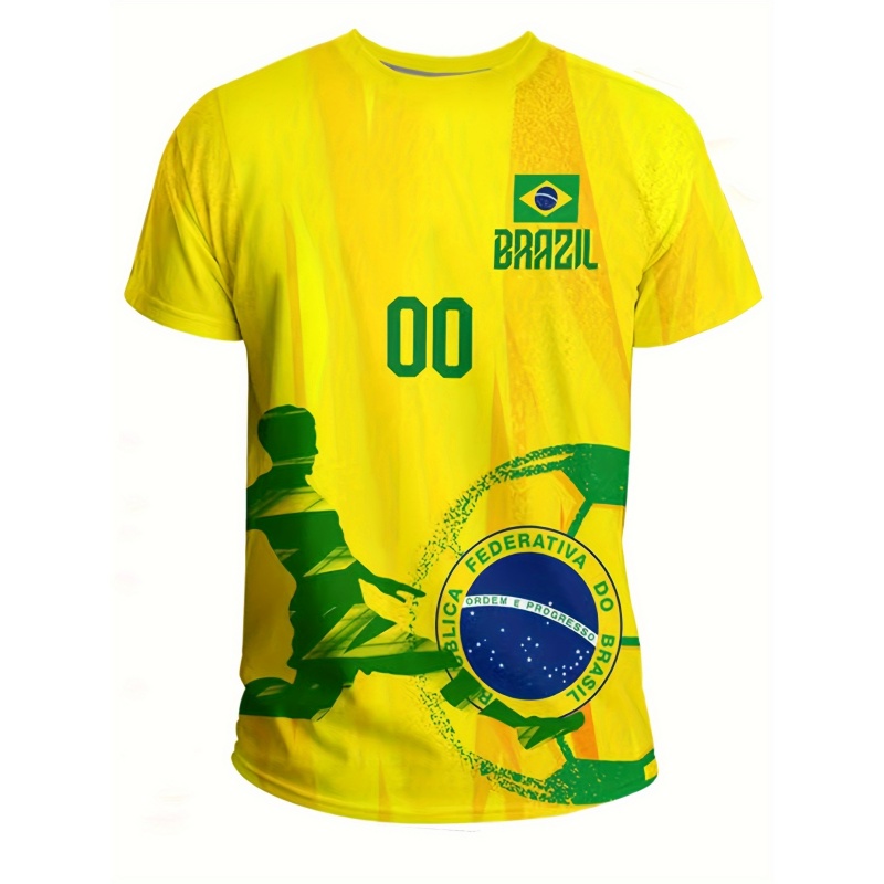 T-shirt de sport brésilien imp - Street Fashion Brazil avis et prix