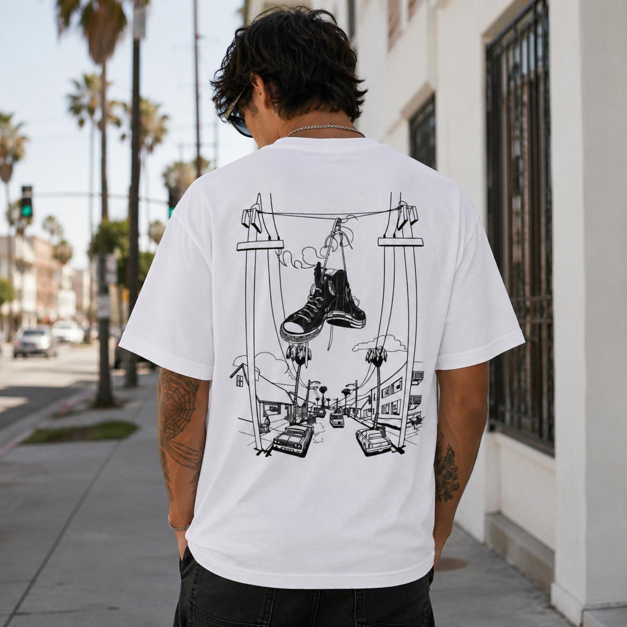 T-shirt Sneakers on Power Line - Street Fashion Online avis et prix