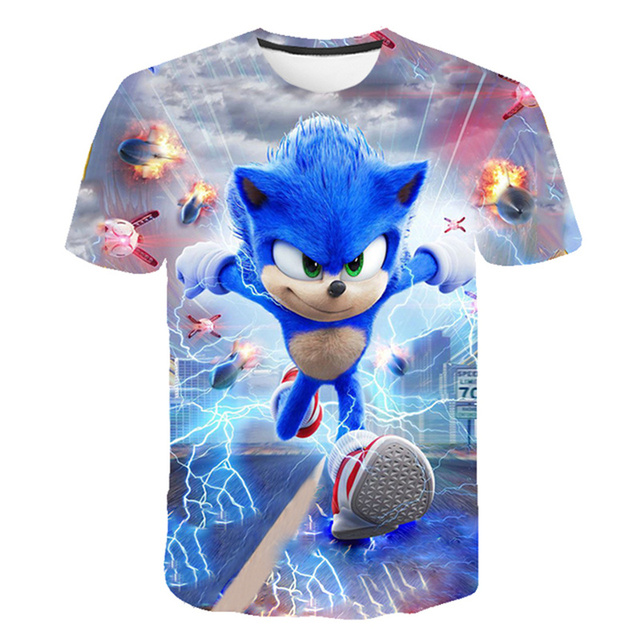 T-shirt Sonic le Hérisson Tail - Street Fashion Game avis et prix