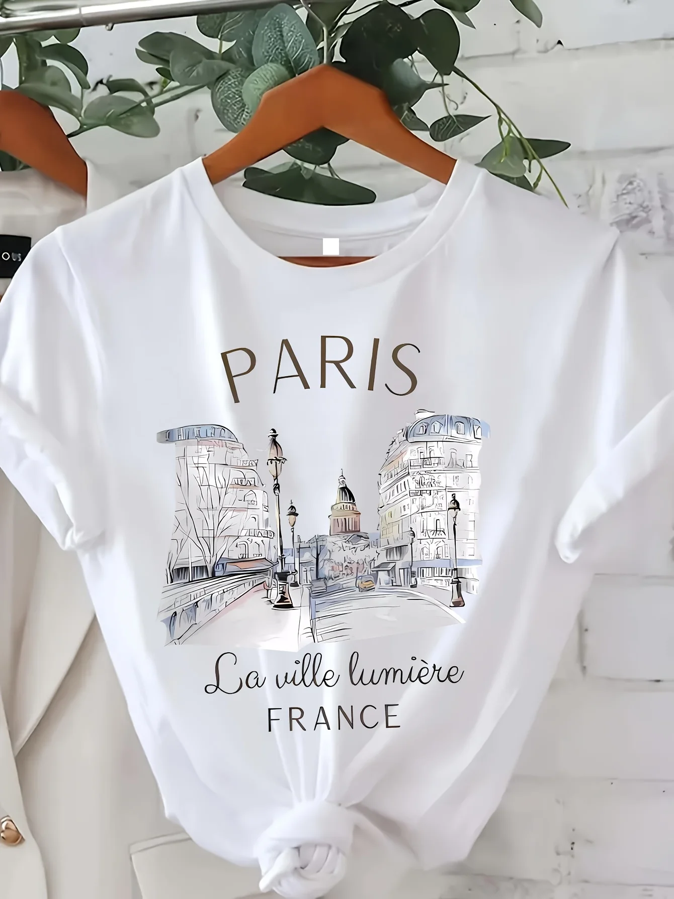 T-shirt graphique tendance imp - Street Fashion Paris avis et prix