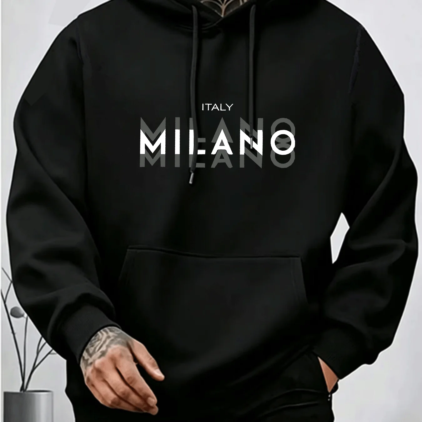 Sweat à capuche pour homme ave - Street Fashion Milano avis et prix