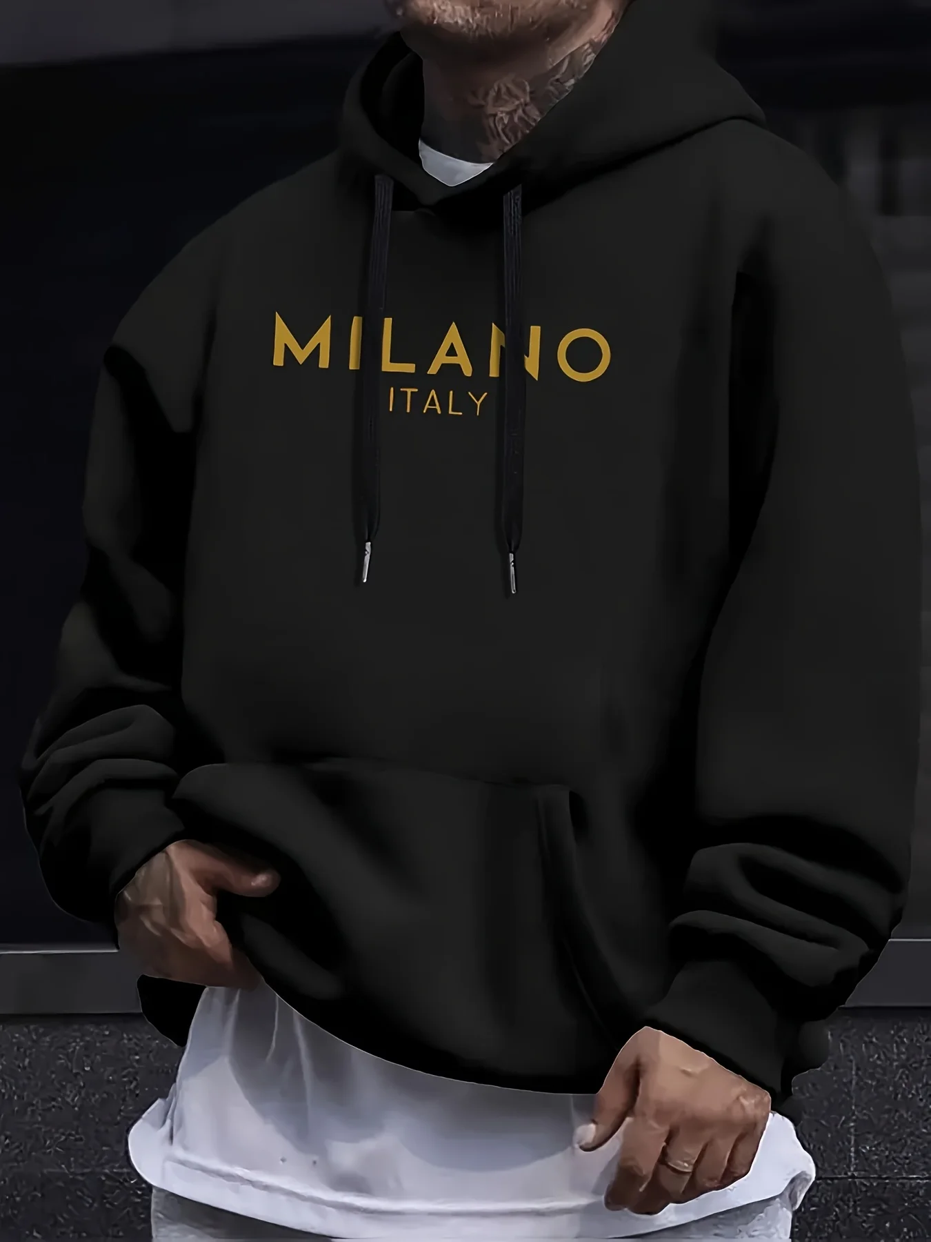 Sweat-shirt à capuche automne- - Street Fashion Milano avis et prix