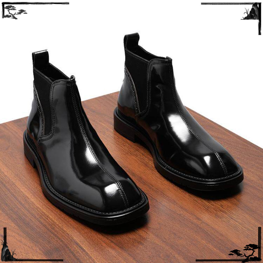 Bottes en cuir véritable pour  - Street Fashion Online avis et prix