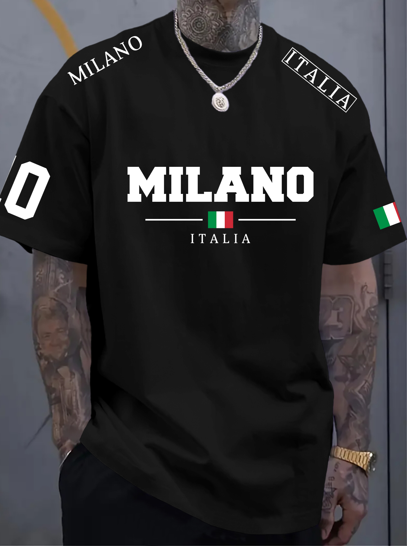 T-shirt pour homme, style stre - Street Fashion Milano avis et prix