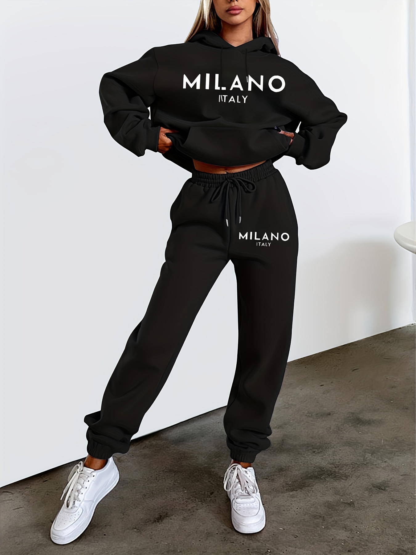 Ensemble sweat à capuche et pa - Street Fashion Milano avis et prix