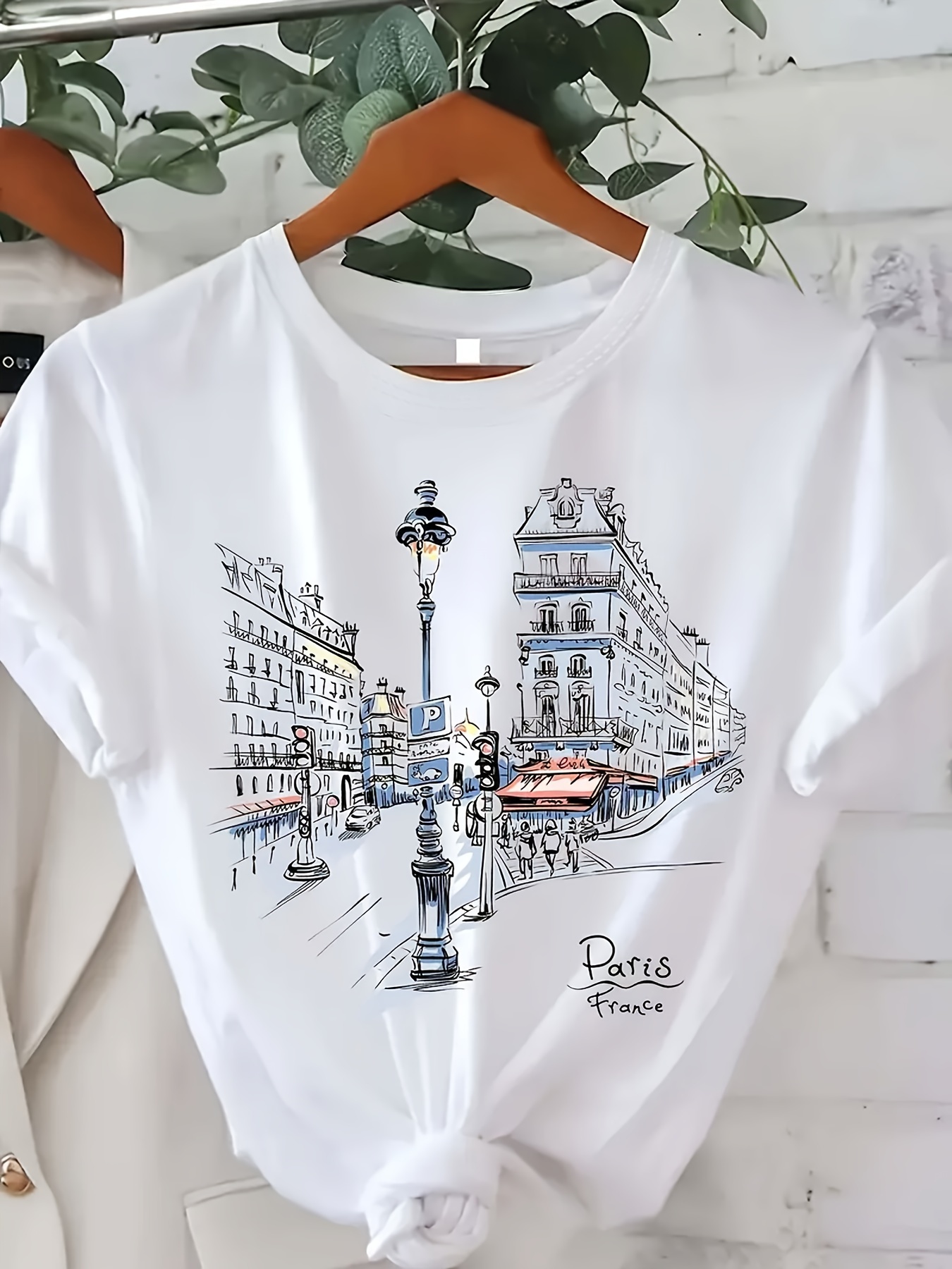 T-Shirt imprimé Paris Street p - Street Fashion Paris avis et prix