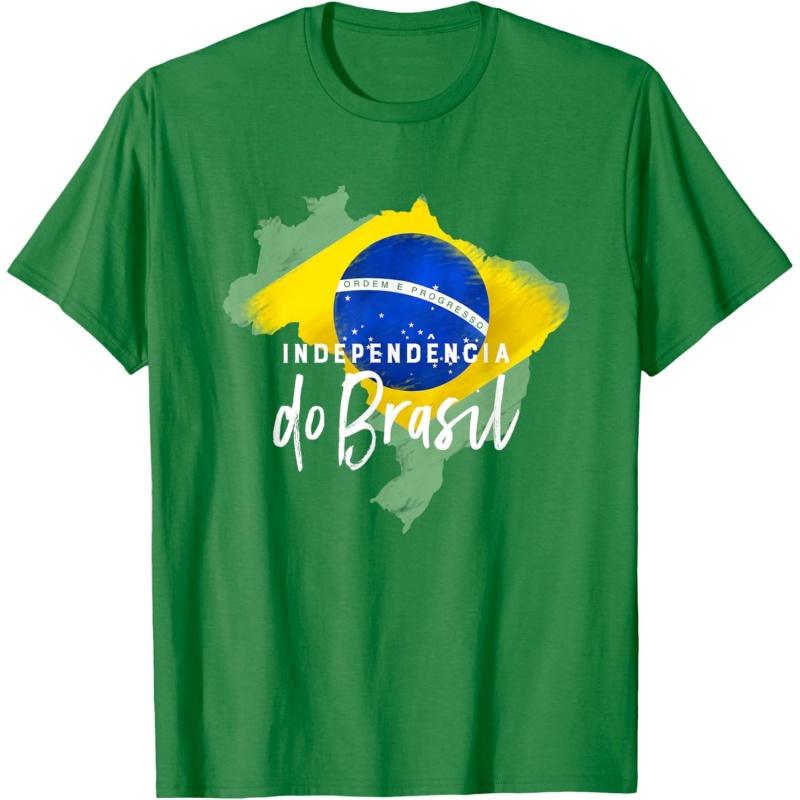 T-Shirt manches courtes col ro - Street Fashion Brazil avis et prix