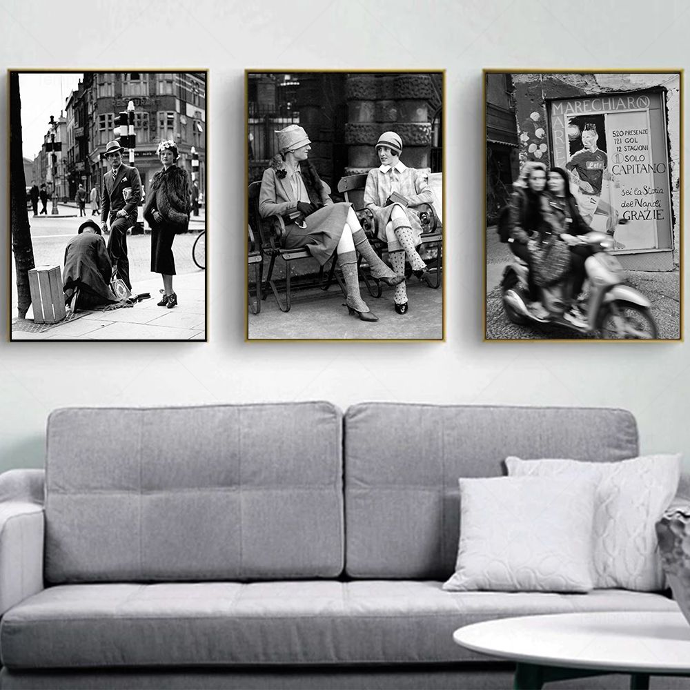 Mode noir et blanc Vintage pho - Street Fashion Paris avis et prix