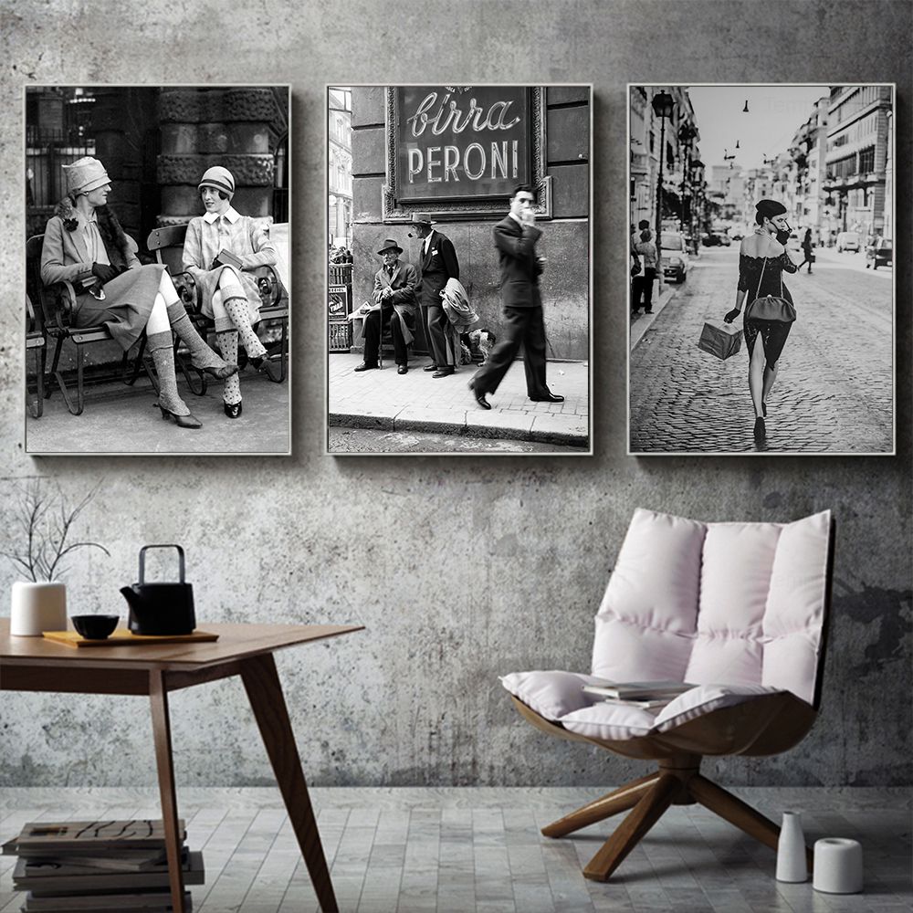 Mode noir et blanc Vintage pho - Street Fashion Paris avis et prix