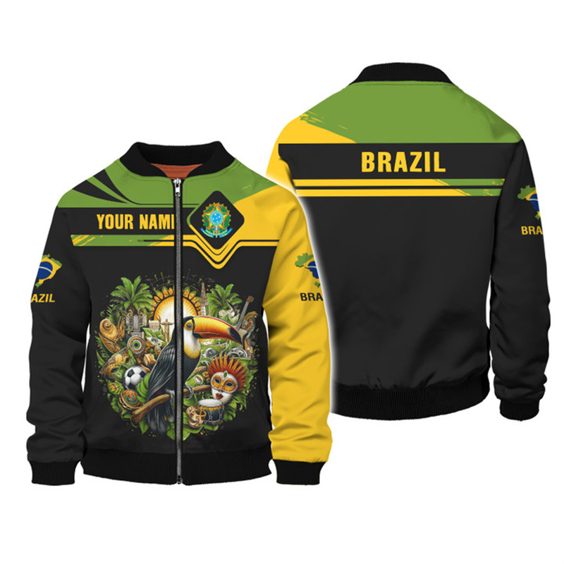 Veste d'impression 3D d'emblèm - Street Fashion Brazil avis et prix