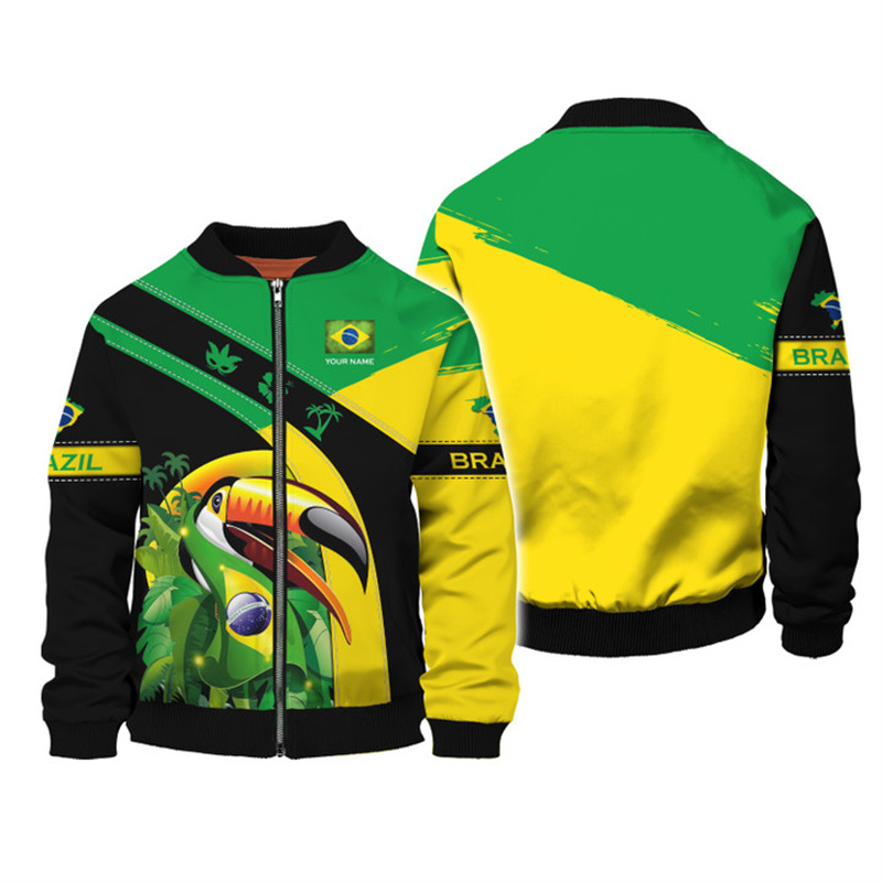 Veste d'impression 3D d'emblèm - Street Fashion Brazil avis et prix