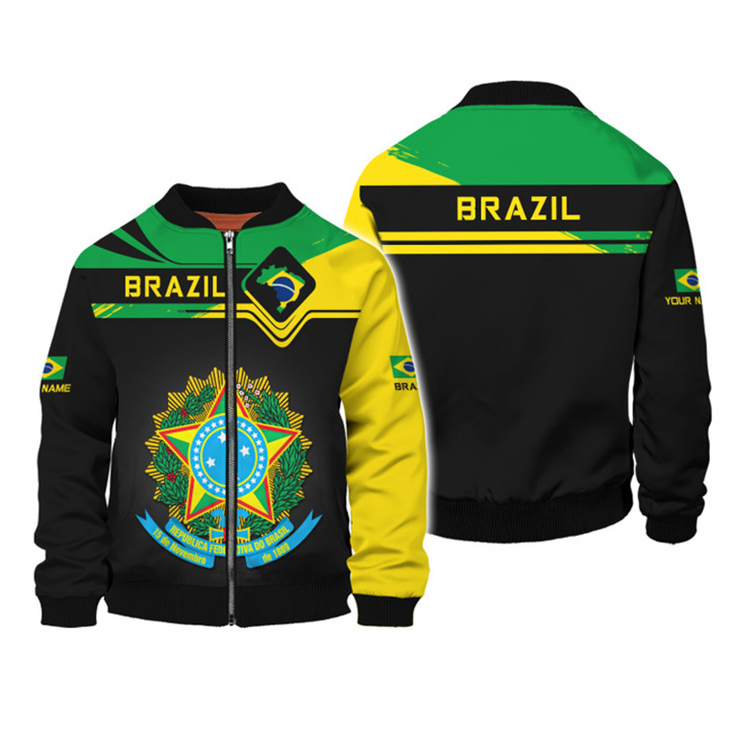 Veste d'impression 3D d'emblèm - Street Fashion Brazil avis et prix