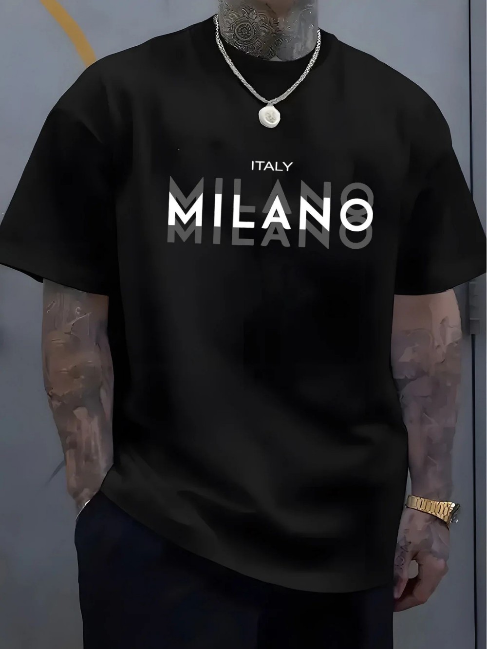 T-shirt de sport unisexe MILAN - Street Fashion Milano avis et prix