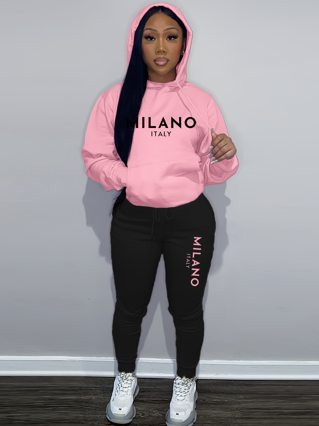 Ensemble sweat à capuche et pa - Street Fashion Milano avis et prix